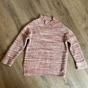 Old Navy Women's Heathered Pink Sweater Medium